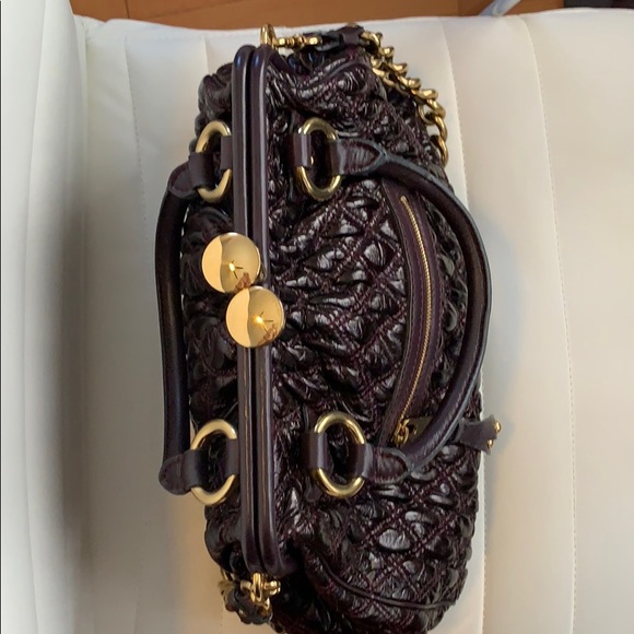 NEW Marc Jacobs Stam Quilted Leather Satchel - Picture 4 of 8